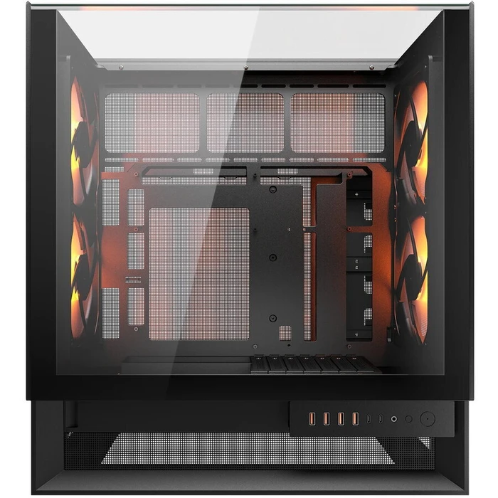 Cougar OmnyX Gaming Midi Tower Κουτί Υπολογιστή με ARGB Φωτισμό Μαύρο