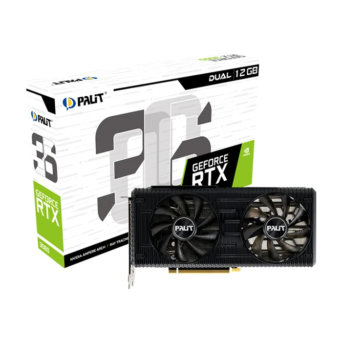 Palit GeForce RTX 3060 12GB GDDR6 Infinity 2 OC Graphics Card (NE63060U19K9-PG190L)