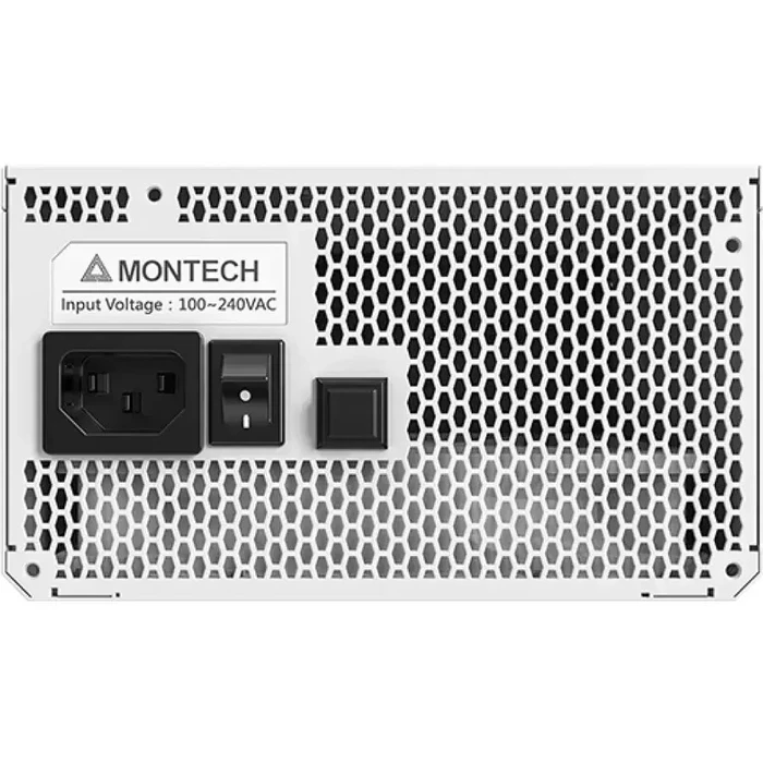 Montech Titan PLA 750W - 750 Watt Full Modular ATX Power Supply 80 PLUS Platinum, Cybenetics Platinum, PCIe 5.1, White