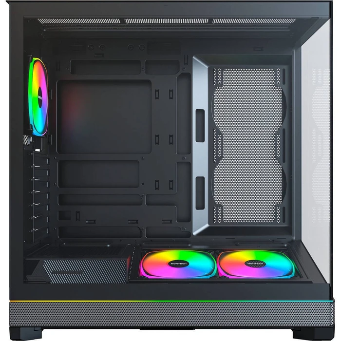Montech Sky 3 Gaming Midi Tower – Μαύρο κουτί υπολογιστή με πλευρικό παράθυρο (Tempered Glass)