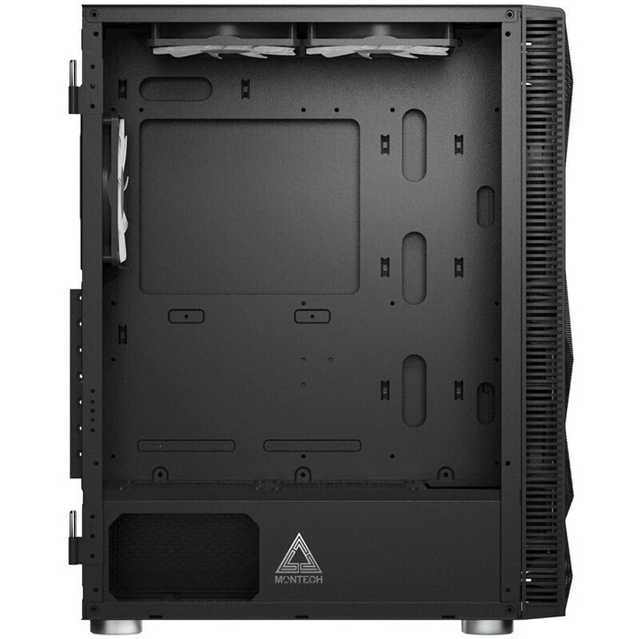 Montech X3 Mesh Gaming Midi Tower Κουτί Υπολογιστή Μαύρο με Πλαϊνό Παράθυρο & RGB