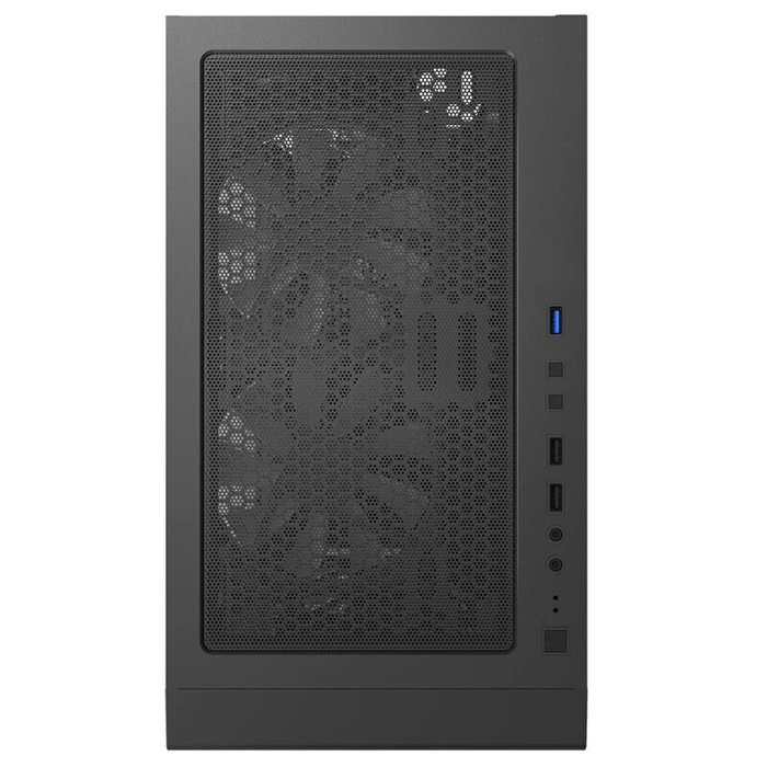 Montech X3 Glass Midi Tower PC Case with Tempered Glass Side Window and RGB Lighting - Black