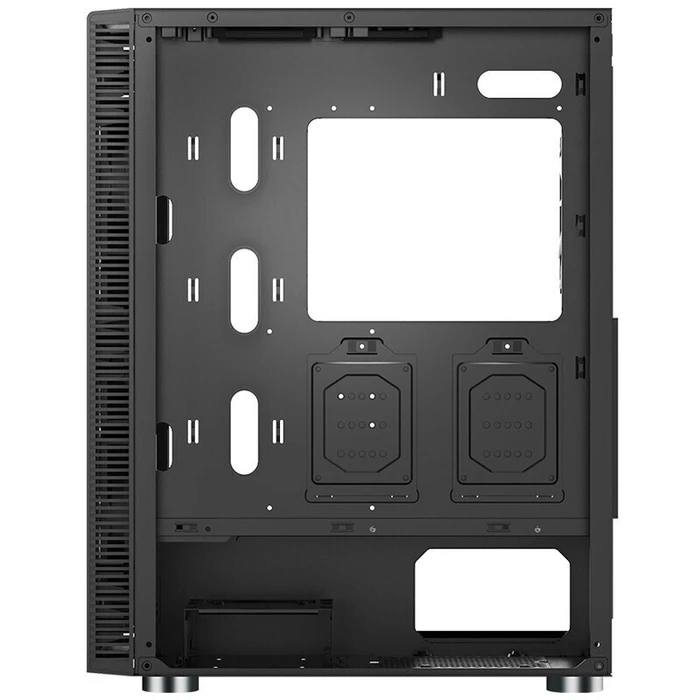 Montech X3 Glass Midi Tower PC Case with Tempered Glass Side Window and RGB Lighting - Black