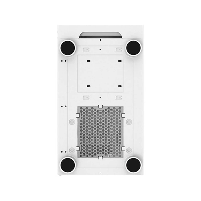 Montech X3 Glass Gaming Midi Tower Case White with Side Window and RGB Lighting