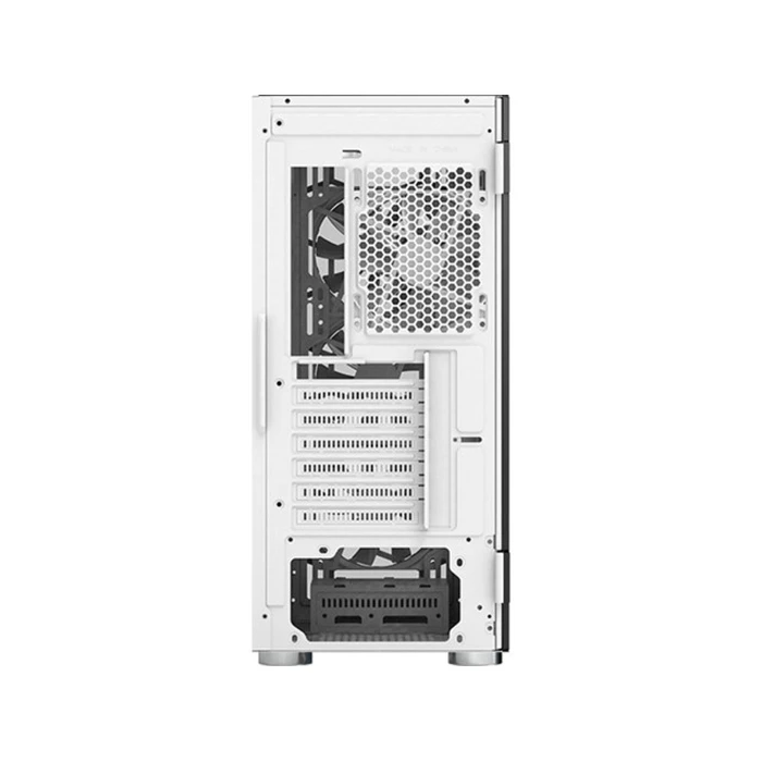 Montech X3 Glass Gaming Midi Tower Case White with Side Window and RGB Lighting