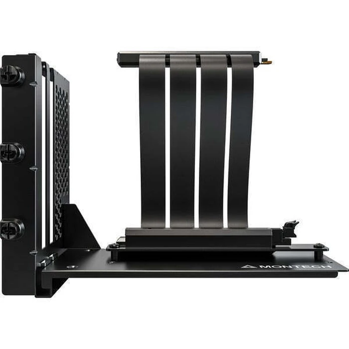 Montech Κιτ Κάθετης Τοποθέτησης GPU με PCIe 4.0 Riser καλώδιο 20cm, Μαύρο
