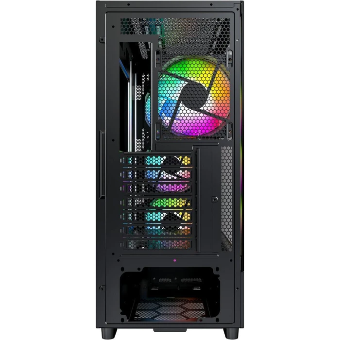 Montech X5 Gaming Midi Tower Κουτί Υπολογιστή Μαύρο με Πλαϊνό Παράθυρο (Tempered Glass)