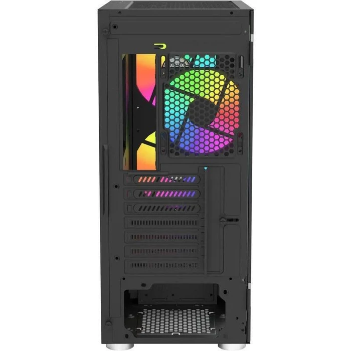 Montech X2 Plus Gaming Midi Tower PC Case with ARGB Lighting - Black