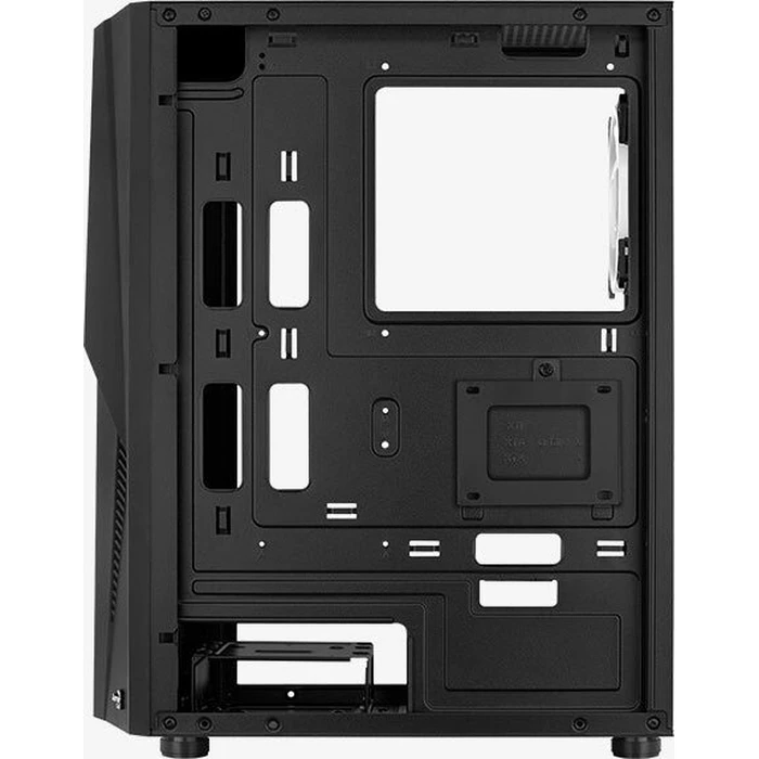 Aerocool Mecha ARGB Gaming Midi Tower Κουτί Υπολογιστή με Πλαϊνό Παράθυρο Μαύρο