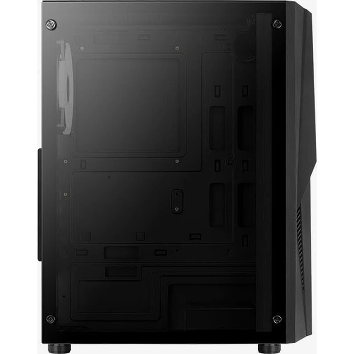 Aerocool Mecha ARGB Gaming Midi Tower Κουτί Υπολογιστή με Πλαϊνό Παράθυρο Μαύρο