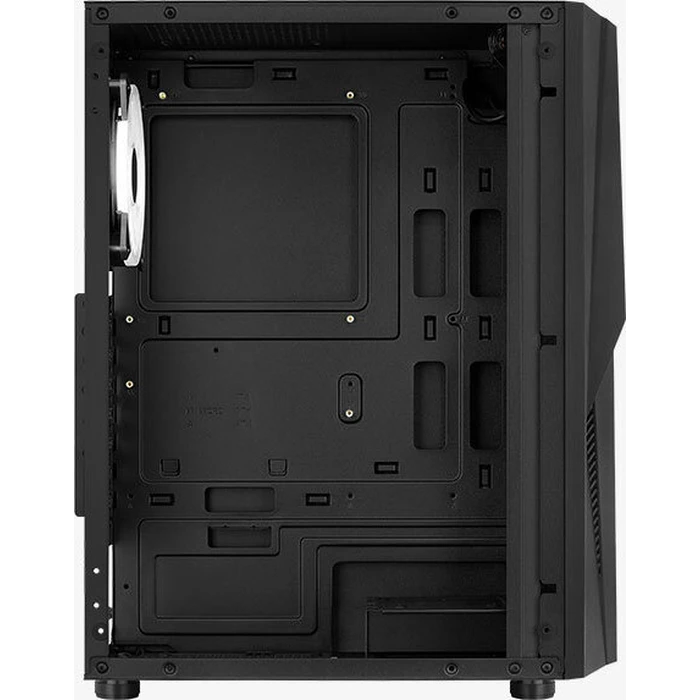 Aerocool Mecha ARGB Gaming Midi Tower Κουτί Υπολογιστή με Πλαϊνό Παράθυρο Μαύρο