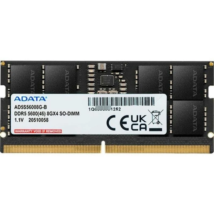 Adata 8GB DDR5 5600 SO‑DIMM Laptop Memory (AD5S56008G‑S) - Premier Tray