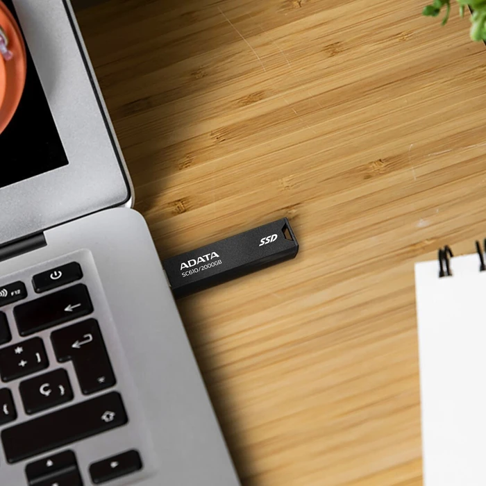 ADATA SC610 USB 3.2 Εξωτερικός SSD 2TB Μαύρο