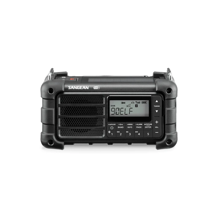 Sangean MMR-99 DAB μαύρο - Ραδιόφωνο έκτακτης ανάγκης με μανιβέλα και ηλιακή φόρτιση (DAB+/FM)