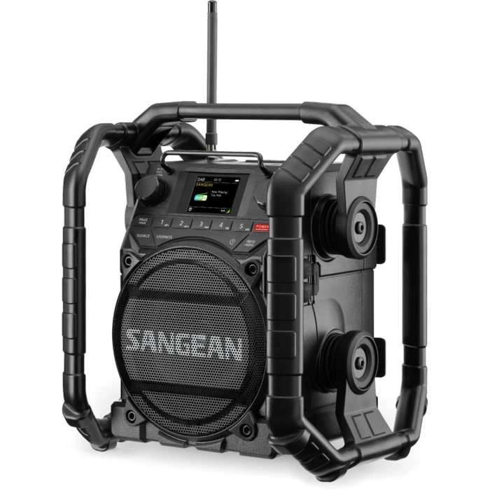 Ραδιόφωνο εργοταξίου Sangean U-4X Black DAB+/FM Bluetooth NFC USB AUX