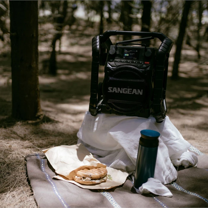 Ραδιόφωνο εργοταξίου Sangean U-4X Black DAB+/FM Bluetooth NFC USB AUX