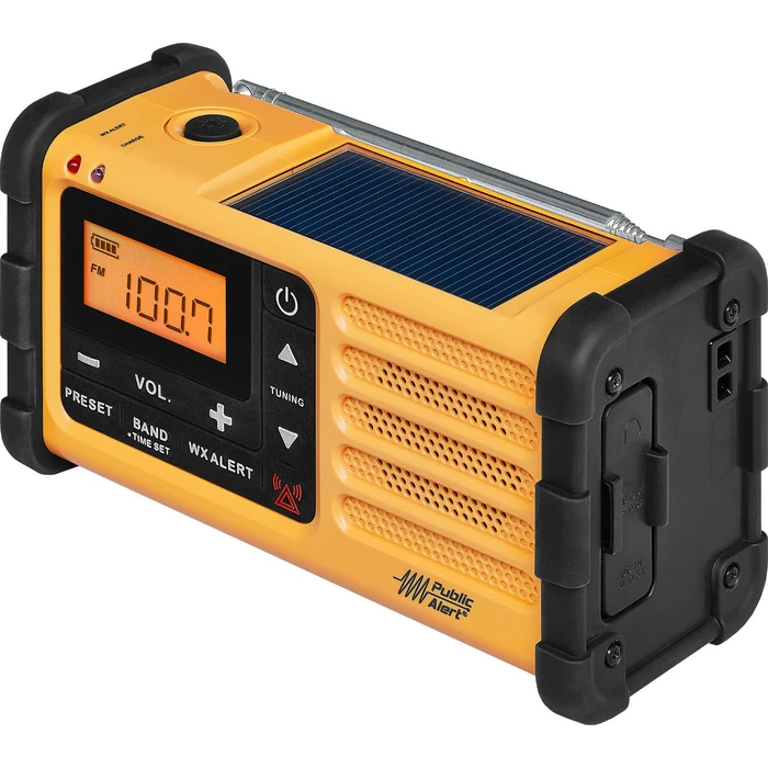 Sangean MMR-88 DAB+ (USB-C) κίτρινο - Έκτακτο/Χειροκίνητο/Ηλιακό Ραδιόφωνο