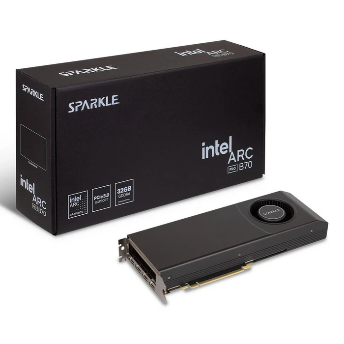 Sparkle Intel ARC Pro B70 Blower 32GB GDDR6 Graphics Card (SPB70W-32G) - SKU 143652