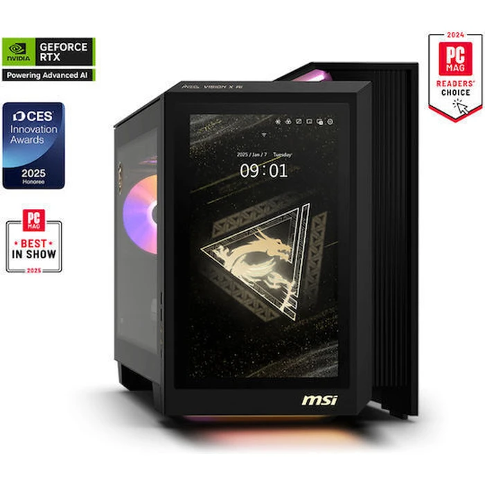 MSI MEG Vision X AI 2nd Desktop - Intel Core Ultra 7 265K, 32GB DDR5, NVIDIA GeForce RTX 5080 16GB, 2TB NVMe SSD, Windows 11 Home (MEGVISXAI2NVV7-004EU)