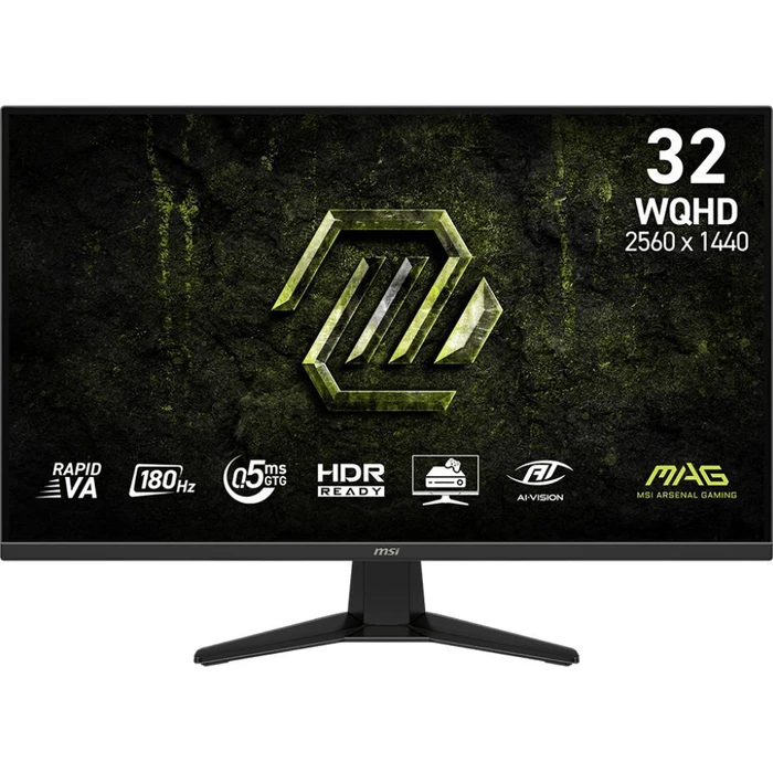 MSI MAG 325QF E18V 31.5" (80 cm) 2560x1440 WQHD Rapid VA 180 Hz Gaming Monitor HDR Ready