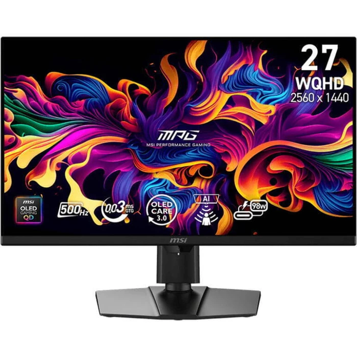 MSI MPG 271QRDE QD-OLED X50 26.5-inch QHD Gaming Monitor (500Hz)