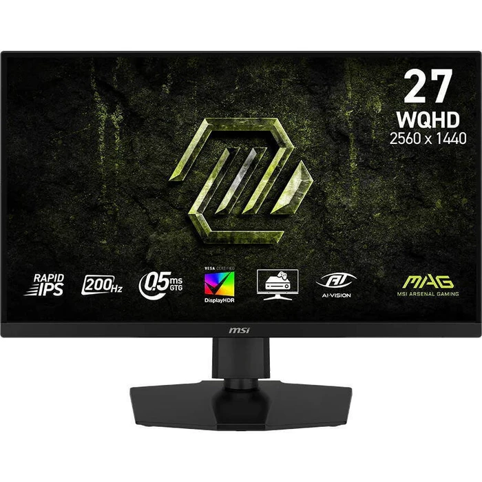 MSI MAG 274QPF E20 27" WQHD (2560x1440) Rapid IPS Gaming Monitor — 200Hz, 0.5ms, DisplayHDR 400