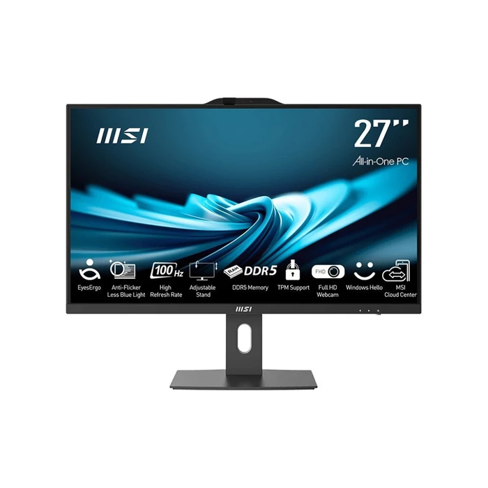MSI All-in-One PRO AP272P 14M-867XEU - i5-14400 / 27" / 16GB / 512GB / Χωρίς ΛΣ / Μαύρο