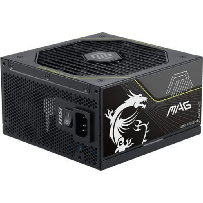 MSI MAG A1200PLS PCIE5 1200W Full Modular 80 Plus Platinum Power Supply Unit (PSU) - Black