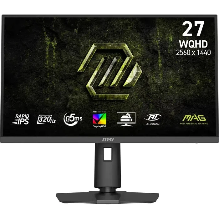 MSI MAG 274QPF X32 27" 2560x1440 WQHD Rapid IPS Gaming Monitor (320Hz, 0.5ms, DisplayHDR 400)