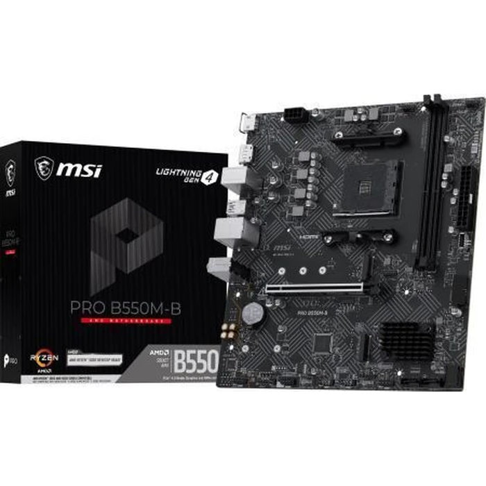 MSI PRO B550M-B - Micro ATX Motherboard - Socket AM4 - AMD B550