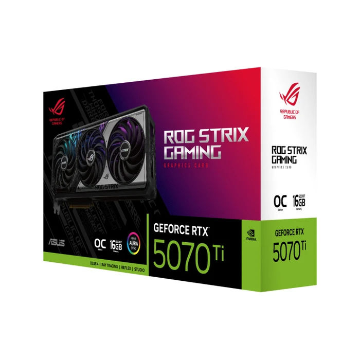 Asus GeForce RTX 5070 Ti 16GB GDDR7 ROG Strix OC Edition Κάρτα Γραφικών 90YV0M90-M0NA00