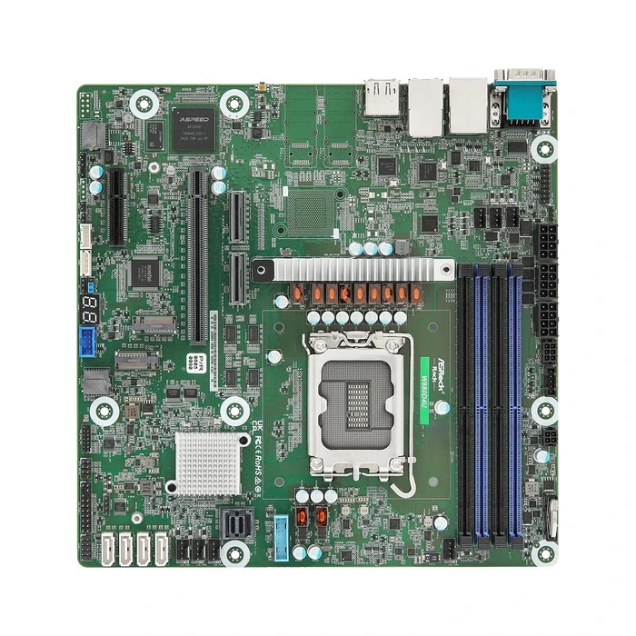 ASRock W880D4U Micro ATX Motherboard LGA 1851 (Intel W880)