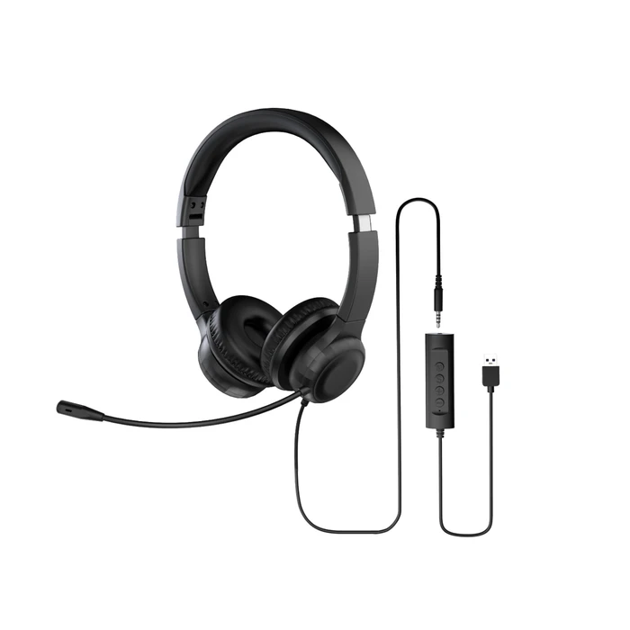 Acer On Ear Multimedia Ακουστικά με μικρόφωνο και σύνδεση 3.5mm Jack / USB-A GP.HDS11.02D