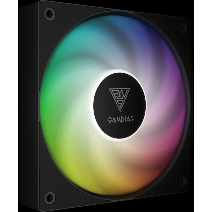 Gamdias NOTUS M1-1203 Reverse Blade 120mm ARGB Case Fan 3-pack (400-1600 RPM, PWM, 57.56 CFM)
