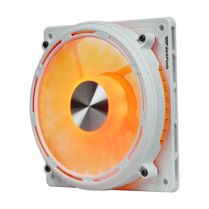 Darkflash Explore DE8 120mm ARGB 4-Pin PWM Ανεμιστήρας Κουτιού Λευκός