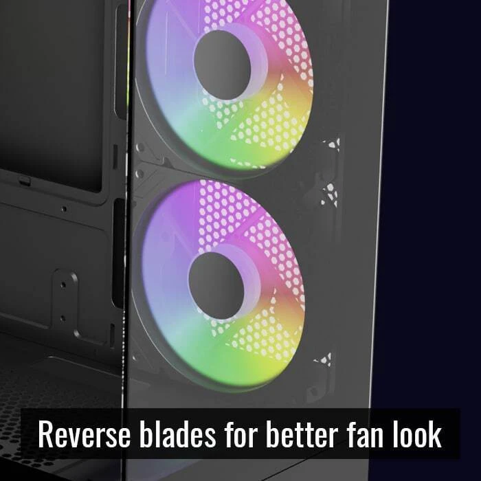 Aerocool Viewport Mini V2 ARGB - Mini Tower Κουτί Υπολογιστή με Πλαϊνό Tempered Glass & ARGB - Μαύρο