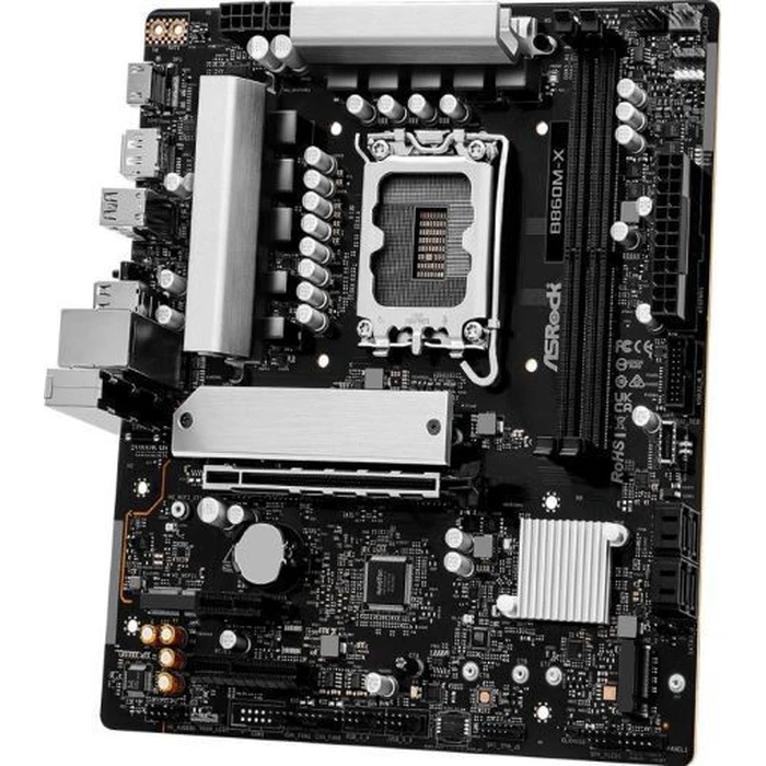 Μητρική κάρτα ASRock B860M-X (mATX, Socket 1851, DDR5, HDMI/DP, Wi‑Fi 6E)