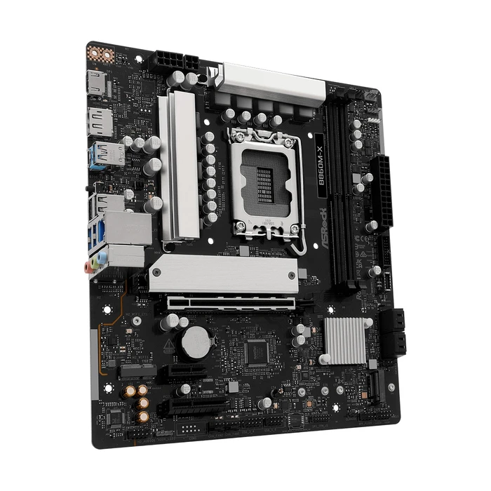 Μητρική κάρτα ASRock B860M-X (mATX, Socket 1851, DDR5, HDMI/DP, Wi‑Fi 6E)