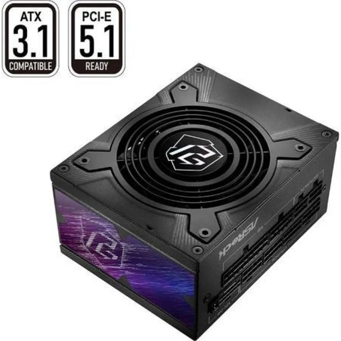 ASRock 850W Μαύρο Τροφοδοτικό Υπολογιστή Full Modular (90-UFP085-PFEAAB)