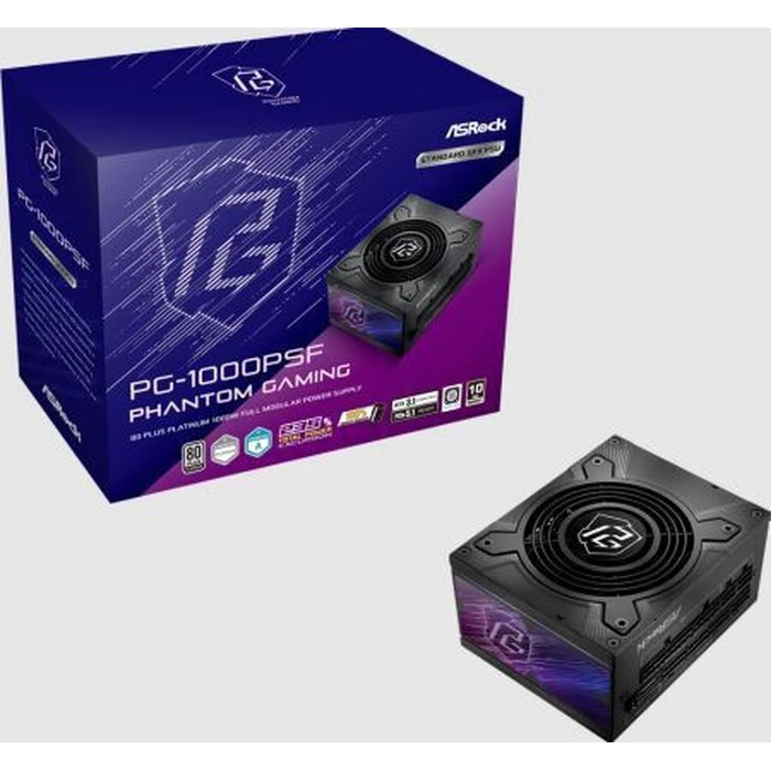 ASRock Phantom Gaming 1000W Μαύρο Τροφοδοτικό Υπολογιστή Full Modular