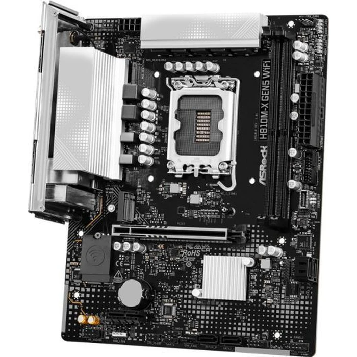 ASRock H810M-X Gen5 WiFi - Μητρική LGA1851 mATX (DDR5, PCIe 5.0, Wi‑Fi 6)