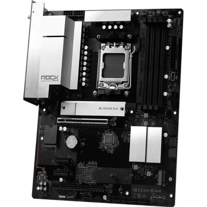 ASRock B850 Rock WiFi7 - Μητρική Κάρτα AM5 ATX (HDMI, USB‑C, Wi‑Fi 7, DDR5)