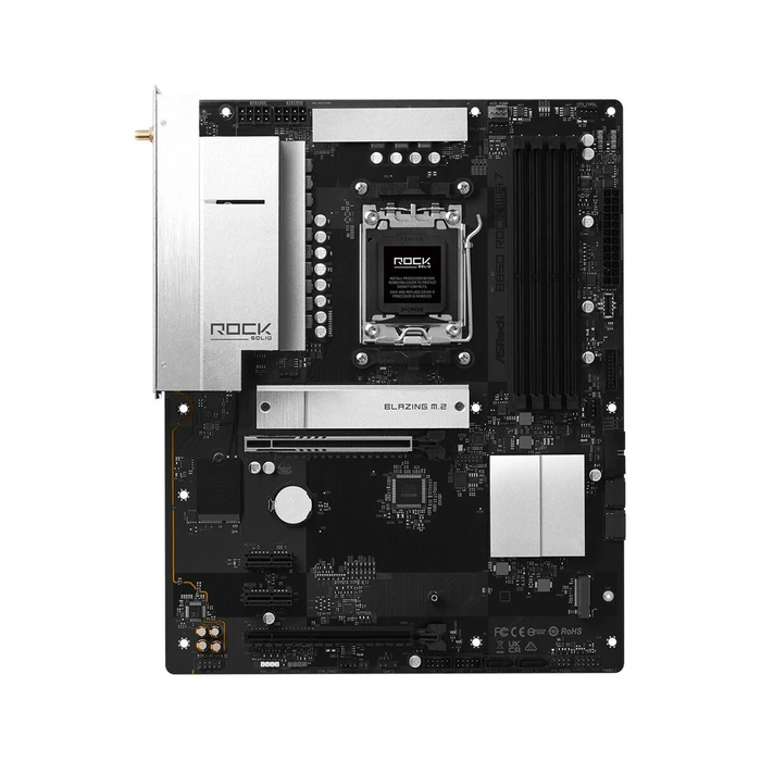 ASRock B850 Rock WiFi7 - Μητρική Κάρτα AM5 ATX (HDMI, USB‑C, Wi‑Fi 7, DDR5)