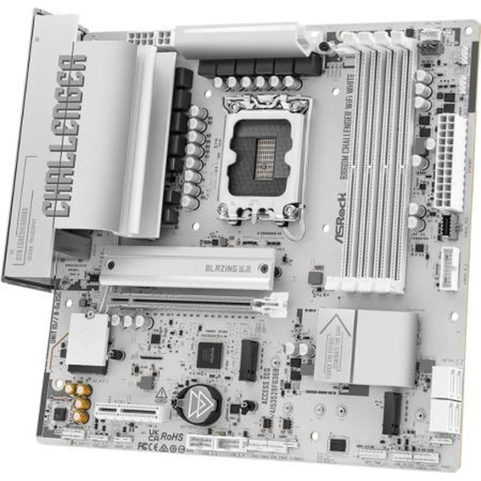 ASRock B860M Challenger WiFi White Micro ATX Μητρική Πλακέτα (Socket Intel 1851)
