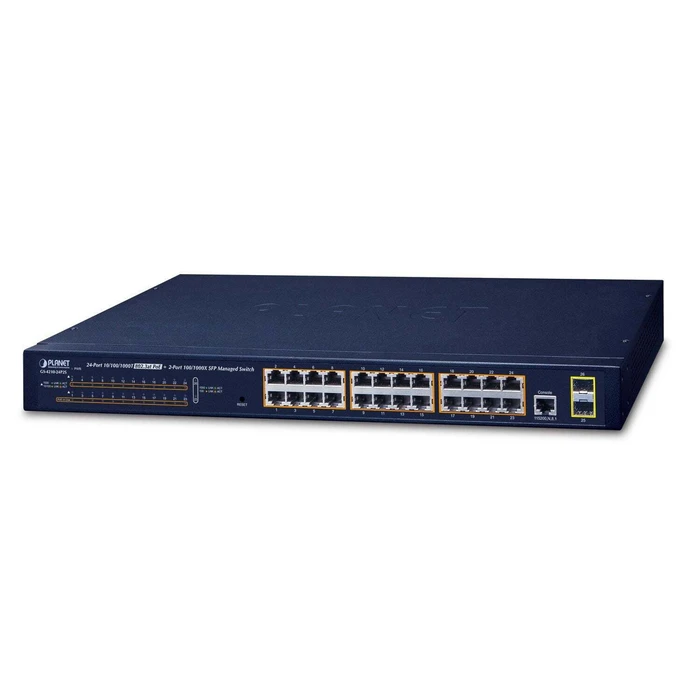 Planet Network Switch GS-4210-24P2S PoE Plus Managed