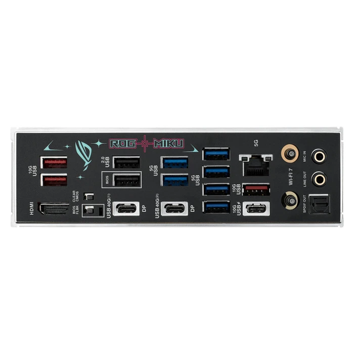 ASUS ROG STRIX X870E-H GAMING WIFI7 Hatsune Miku Edition ATX Motherboard (AM5) - 90MB1MA0-M0EAY0