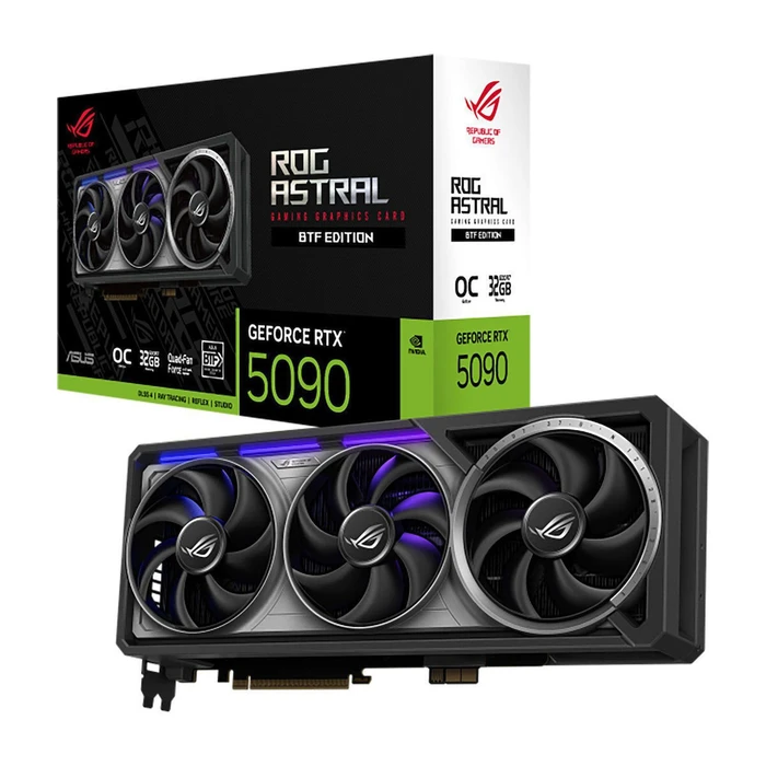 ASUS ROG Astral GeForce RTX 5090 32GB GDDR7 - ROG Astral BTF Gaming OC (90YV0NF0-M0NA00)