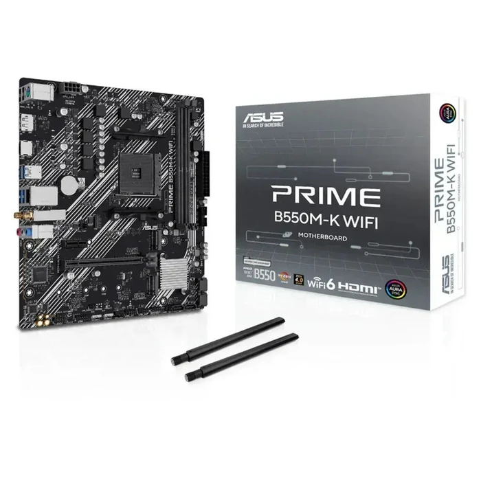 Asus Prime B550M-K Wi‑Fi Μητρική Κάρτα Micro ATX (Socket AM4)