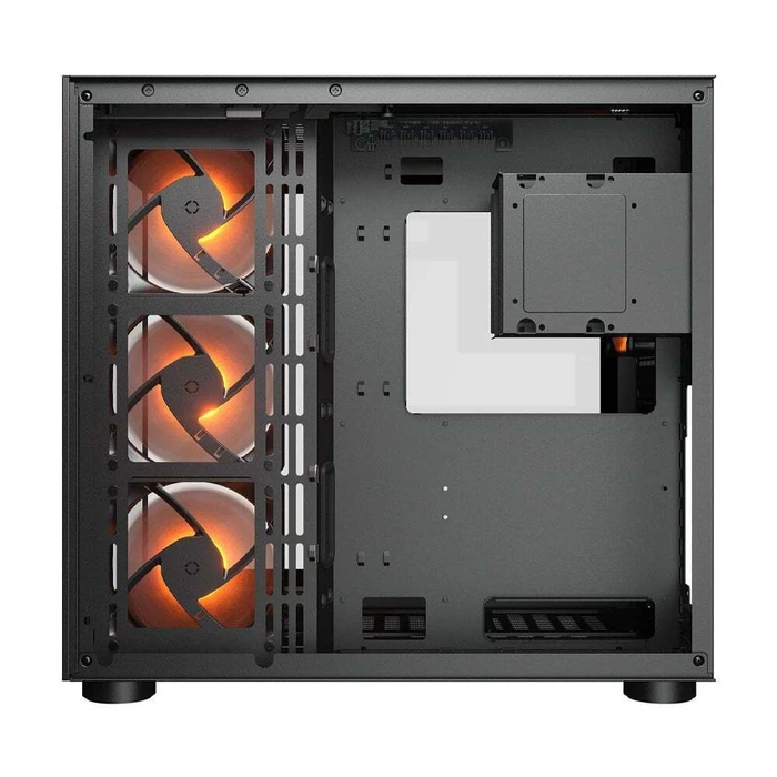 COUGAR FV150 MINI Gaming Mini Tower Κουτί Υπολογιστή με Πλαϊνό Παράθυρο Μαύρο