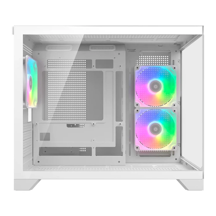 Cougar FV150 MINI Gaming Mini Tower Κουτί Υπολογιστή με Πλαϊνό Παράθυρο Λευκό
